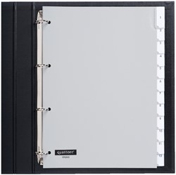 Tabblad Quantore 4rings pp 12delig+venster grijs 1 Set