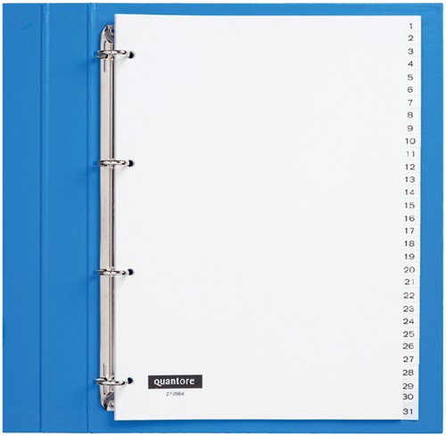 Tabblad Quantore 4rings pp 1-31 wt 1 Set