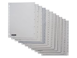 Tabbladen A4 23-gaats