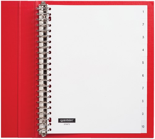 Tabblad Quantore 23rings pp 1-10 wt 1 Set
