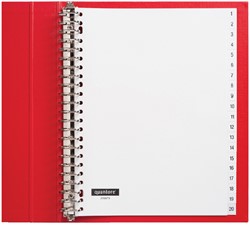 Tabblad Quantore 23rings pp 1-20 wt 1 Set