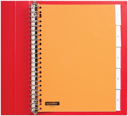 Tabblad Quantore 23rings pp 5delig+venster assorti 1 Set