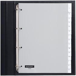 Tabblad Quantore 4rings pp 15delig+venster grijs 1 Set