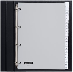 Tabblad Quantore 4rings pp 20delig+venster grijs 1 Set