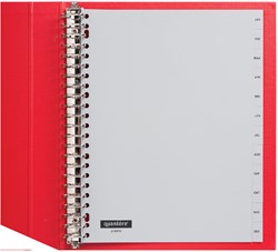 Tabblad Quantore A4 23rings pp Jan-dec grijs 1 Set