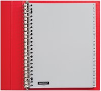 Tabblad Quantore A4 23rings pp 1-100 grijs 1 Set