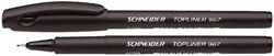 Fineliner Schneider 967 0.4mm zwart 1 Stuk