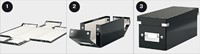 Opbergdoos Leitz Click & Store WOW middel gerecycled karton 281x200x370mm wit-2