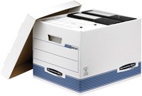 Archiefdoos Bankers Box System standaard wit blauw 1 Stuk