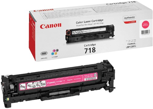 Tonercartridge Canon 718 rood 1 Stuk