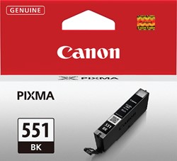 Inktcartridge Canon CLI-551 zwart 1 Stuk