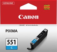 Inktcartridge Canon CLI-551 blauw 1 Stuk
