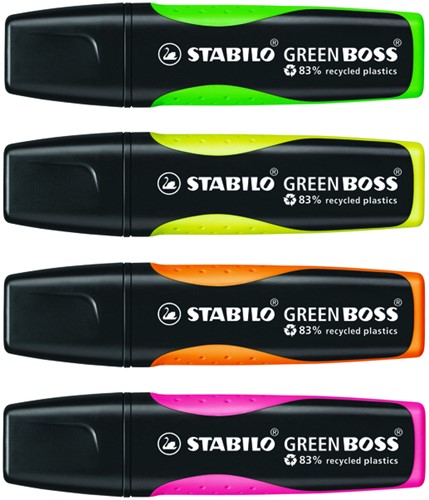 Markeerstift STABILO GREEN BOSS 6070/33 groen 1 Stuk-2