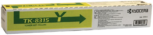 Toner Kyocera TK-8315Y geel 1 Stuk