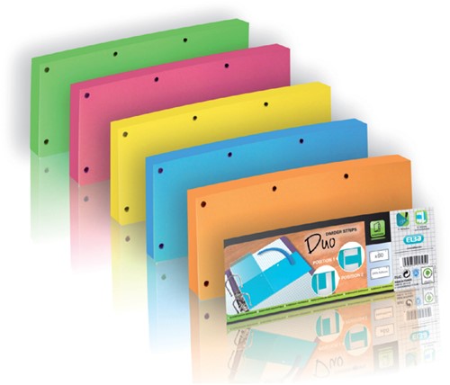 Scheidingsstrook Oxford duo 240x105mm blauw 60st 60 Stuk-1