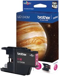 Inktcartridge Brother LC-1240M rood 1 Stuk