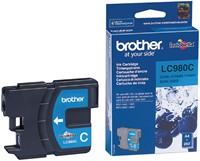 Inktcartridge Brother LC-980C blauw 1 Stuk