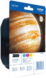 Inktcartridge Brother LC-1240RBWBP 3 kleuren 3 Stuk