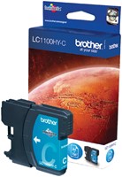 Inktcartridge Brother LC-1100HYC blauw 1 Stuk