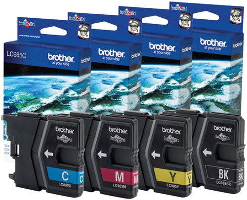 Inktcartridge Brother LC-985M rood 1 Stuk-3