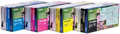 Toner Brother TN-328Y geel 1 Stuk-2