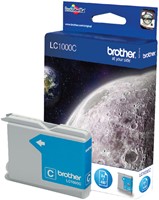Inktcartridge Brother LC-1000C blauw 1 Stuk