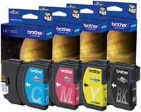 Inktcartridge Brother LC-1100M rood 1 Stuk-2