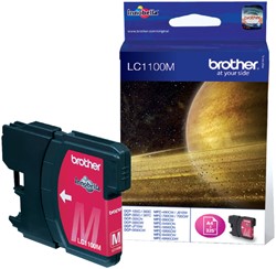 Inktcartridge Brother LC-1100M rood 1 Stuk