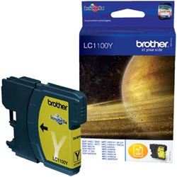 Inktcartridge Brother LC-1100Y geel 1 Stuk