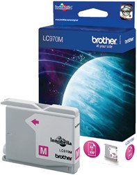 Inktcartridge Brother LC-970M rood 1 Stuk