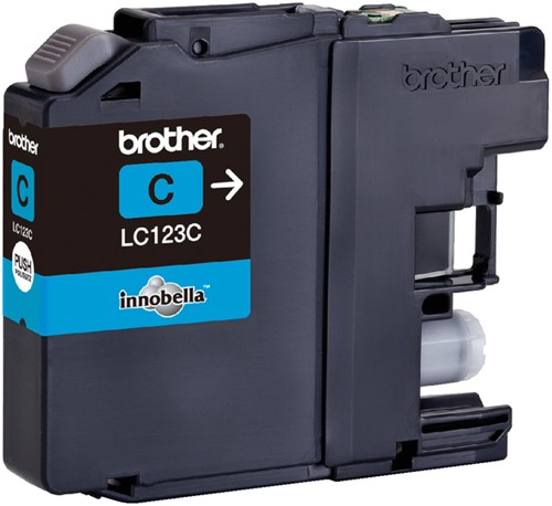 Inktcartridge Brother LC-123C blauw 1 Stuk-2