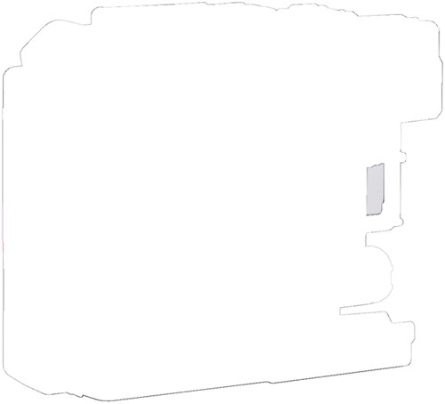 Inktcartridge Brother LC-123M rood 1 Stuk-2