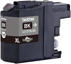 Inktcartridge Brother LC-127XLBK zwart 1 Stuk