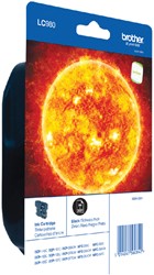 Inktcartridge Brother LC-980BKBP zwart 1 Stuk