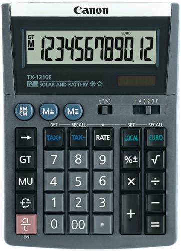 Rekenmachine Canon TX-1210E 1 Stuk