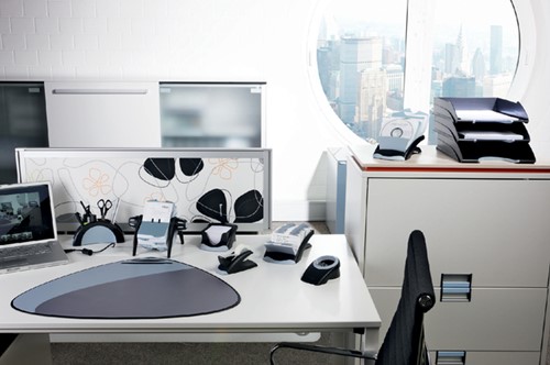 Visitekrtmolen Durable Visifix + 200 hoesjes zwart 1 Stuk-2