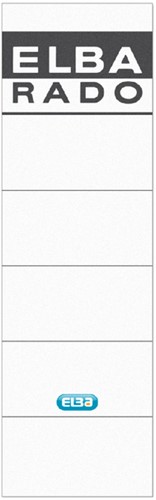 Rugetiket Elba breed 59x190mm zk wt gs 10st 10 Vel