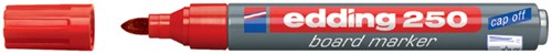 Whiteboardmarker edding 250 rond 1.5-3mm rood 1 Stuk