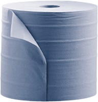 Poetspapier Satino CR1 Comfort 2laags blauw 1 Rol-2