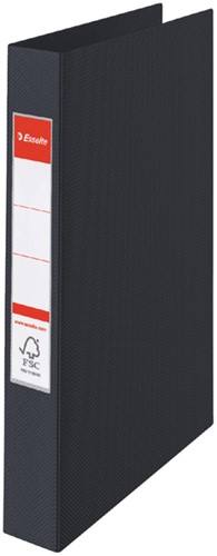 Ringband Ess VIVIDA A4 4-rings O-mech 25mm PP zw 1 Stuk