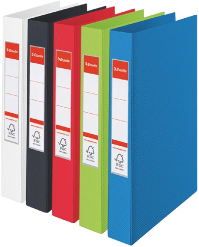 Ringband Esselte VIV A4 2-rings O-mech 25mm PP ass 1 Stuk