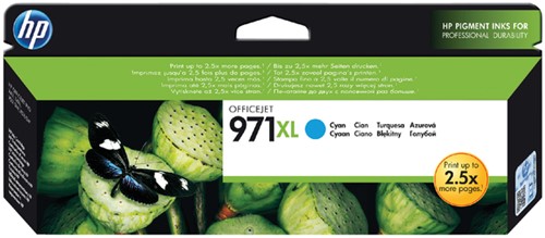 Inktcartridge HP CN626AE 971XL blauw 1 Stuk