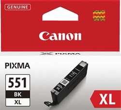 Inktcartridge Canon CLI-551XL zwart 1 Stuk