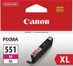 Inktcartridge Canon CLI-551XL rood 1 Stuk