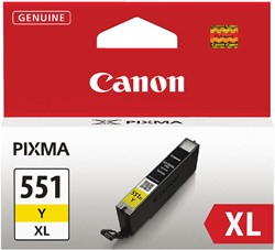 Inktcartridge Canon CLI-551XL geel 1 Stuk