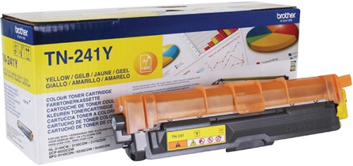 Toner Brother TN-241Y geel 1 Stuk