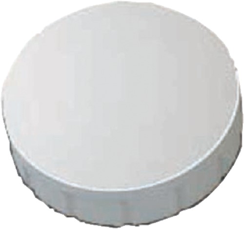 Magneet MAUL Solid 20mm 300gr wit 10 stuks