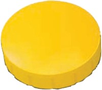Magneet MAUL Solid 20mm 300gr geel 10 Stuk
