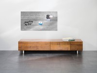 Glasbord Sigel magnetisch 910x460x15mm beton 1 Stuk-2