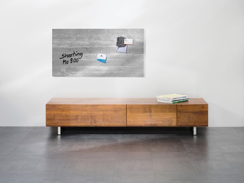 Glasbord Sigel magnetisch 910x460x15mm beton 1 Stuk-2